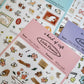 a kind of café Planner Clear Sticker, 10 designs