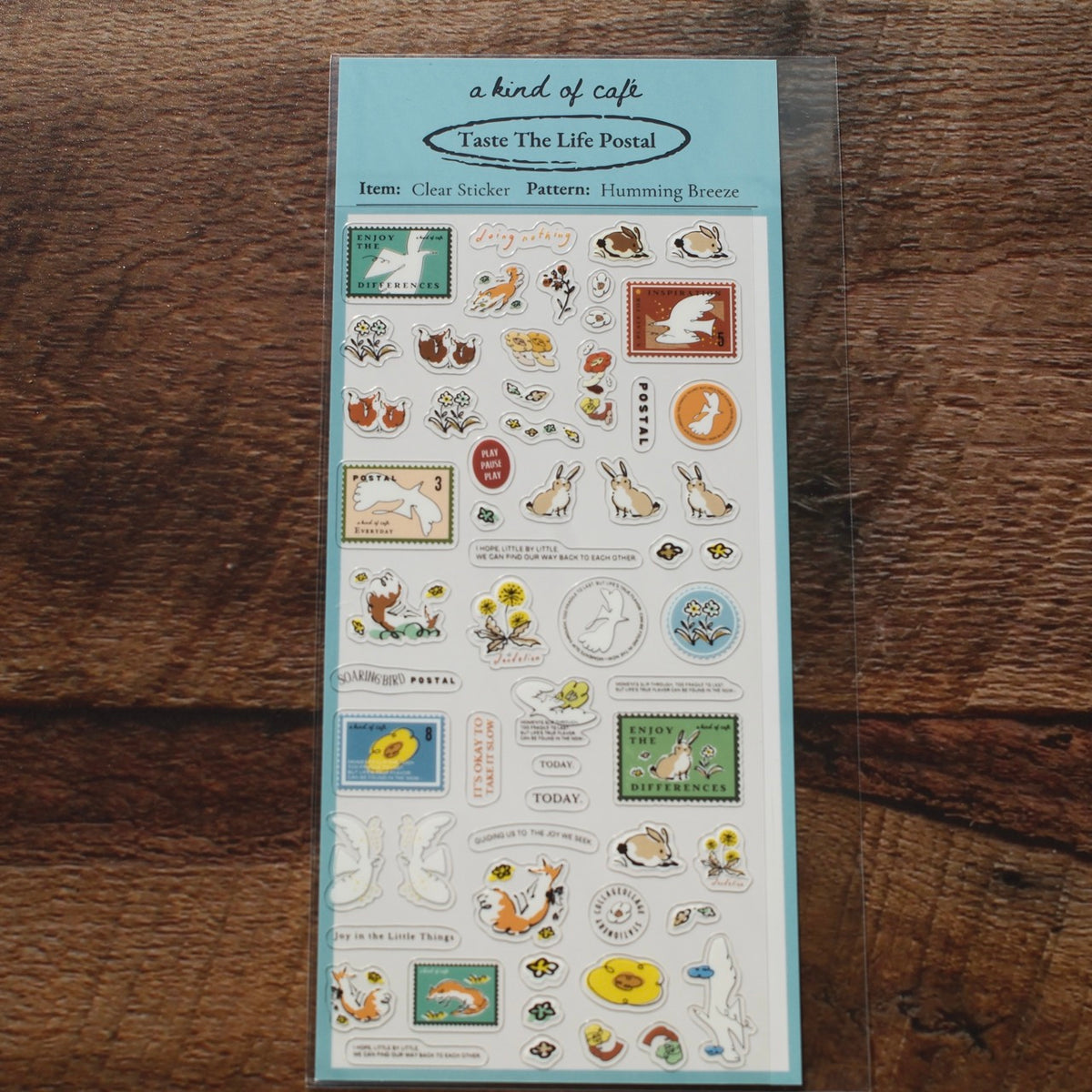 a kind of café Planner Clear Sticker, 10 designs