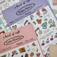 a kind of café Planner Clear Sticker, 10 designs