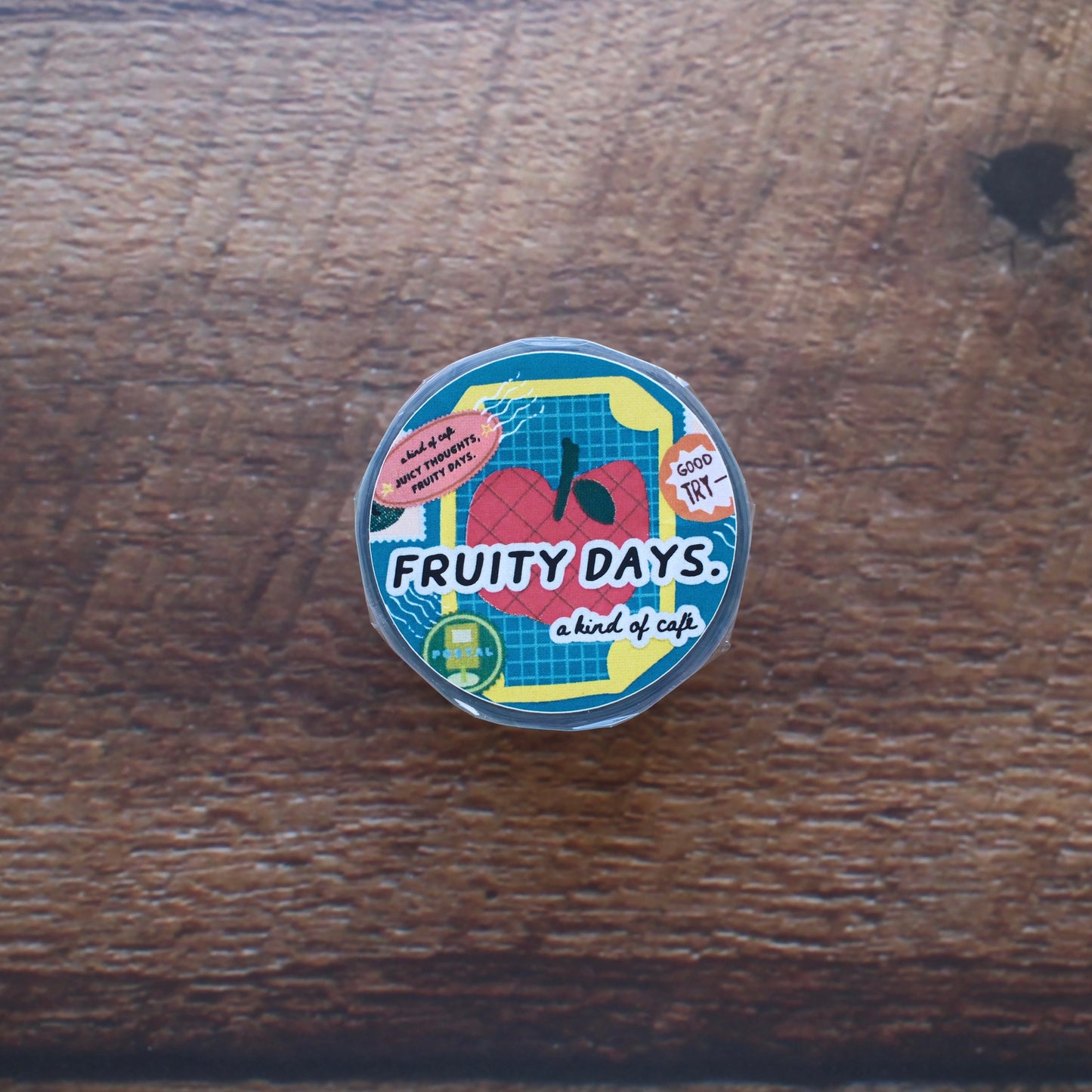 a kind of café Fruity Days Kiss-Cut PET Tape