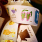 a kind of café Die-cut Style Label Tape - Travel Around, with Gold Foil Details