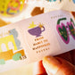 a kind of café Die-cut Style Label Tape - Travel Around, with Gold Foil Details