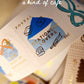 a kind of café Die-cut Style Label Tape - Travel Around, with Gold Foil Details