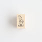 always smile...Mini Dwarf Series Rubber Stamp - Holding w/ Both Hands