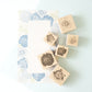 always smile... Rose Rubber Stamp Set, 6 pcs - Limited Edition