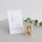 always smile... Marble Rubber Stamp
