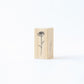 always smile... Mini Daisy Fleabane Rubber Stamp