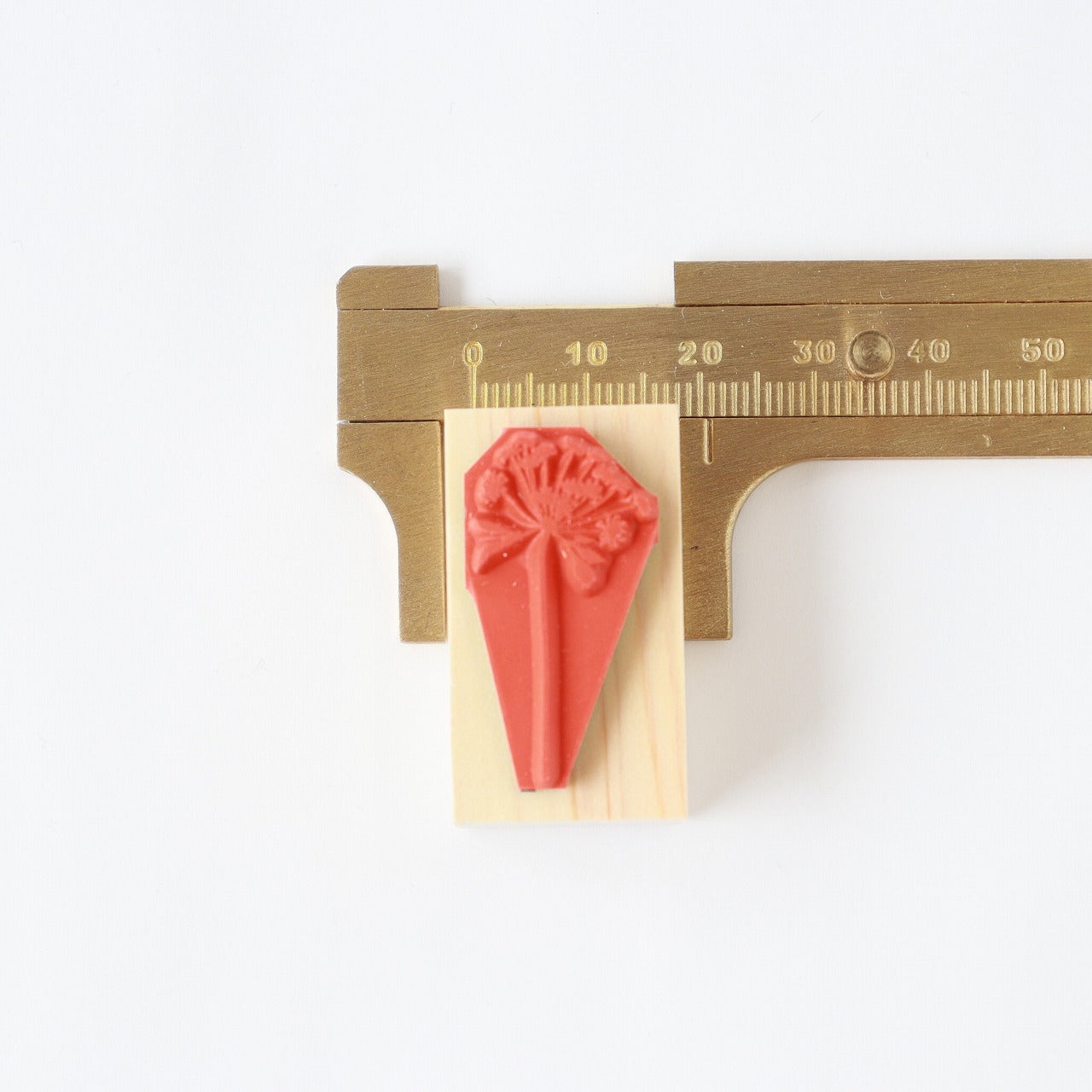 always smile... Lace Flower Rubber Stamp