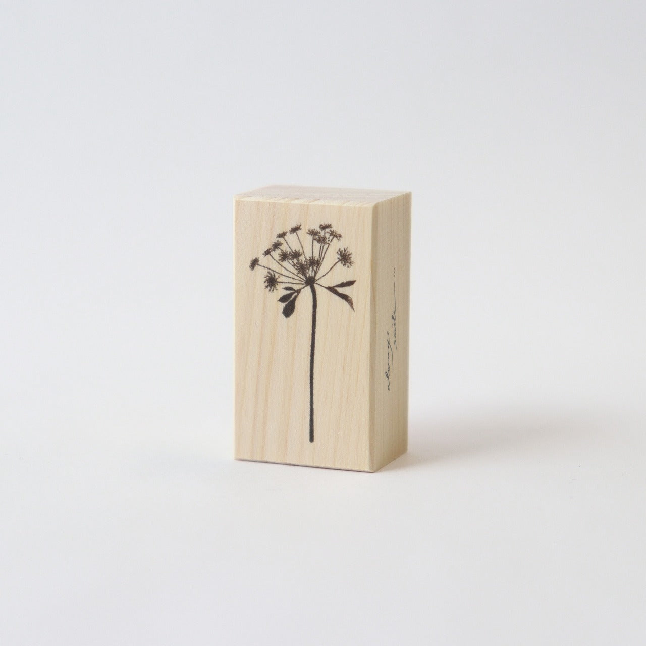 always smile... Lace Flower Rubber Stamp