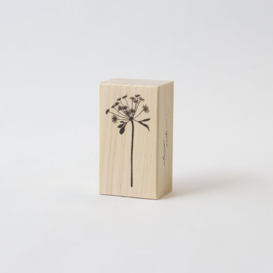 always smile... Lace Flower Rubber Stamp
