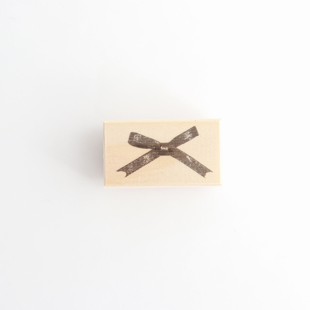 always smile... Ribbon Rubber Stamp