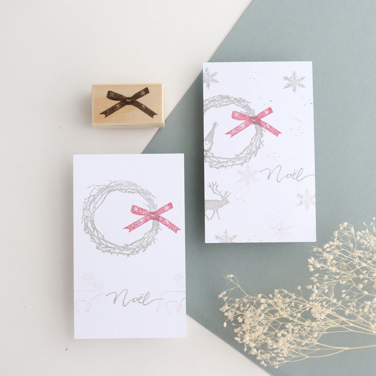 always smile... Ribbon Rubber Stamp
