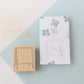 always smile... Antique Easel Rubber Stamp