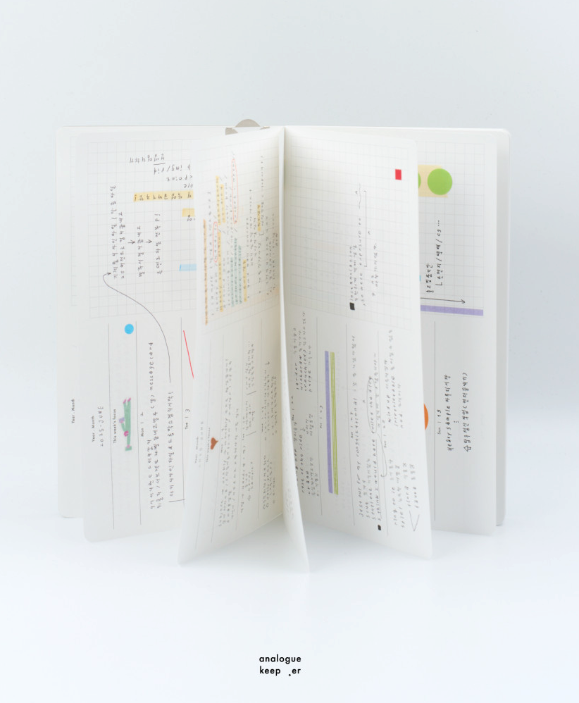 analogue keeper Weekly Book - Undated