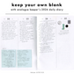 analogue keeper 2026 Daily Diary Planner