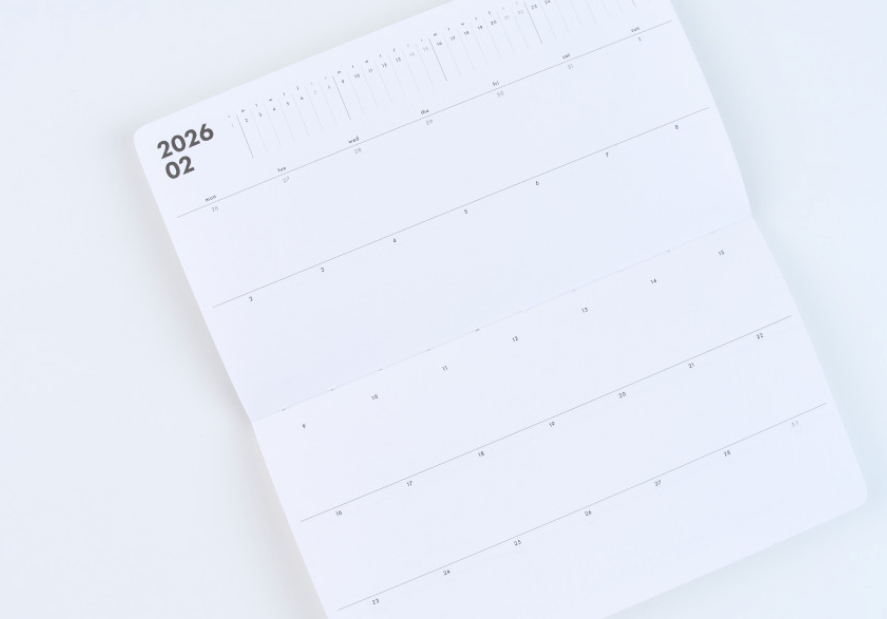 analogue keeper 2026 Monthly Diary Planner