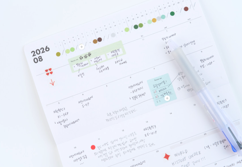 analogue keeper 2026 Monthly Diary Planner