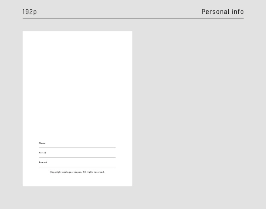 analogue keeper 2026 Weekly Diary Planner