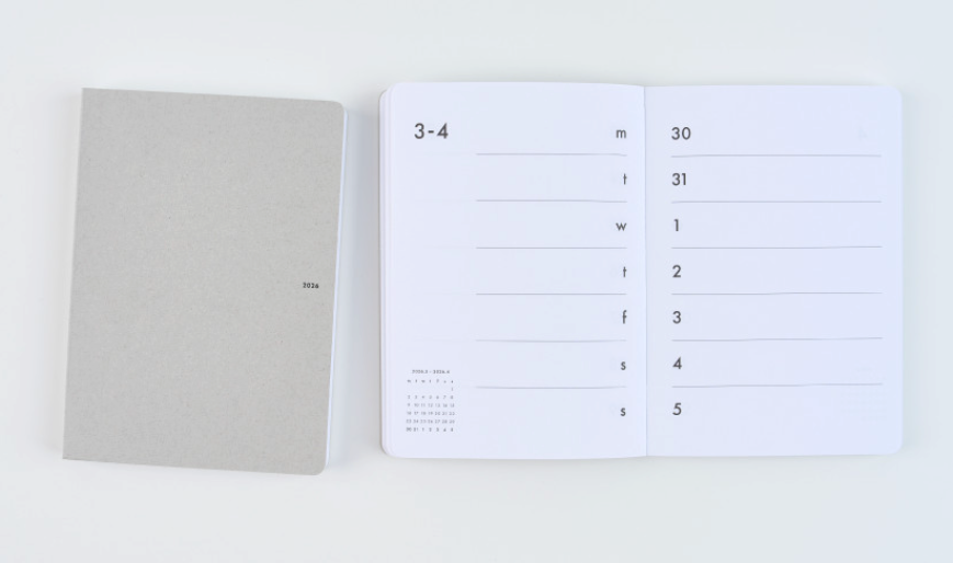 analogue keeper 2026 Weekly Diary Planner