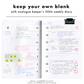 analogue keeper 2026 Weekly Diary Planner