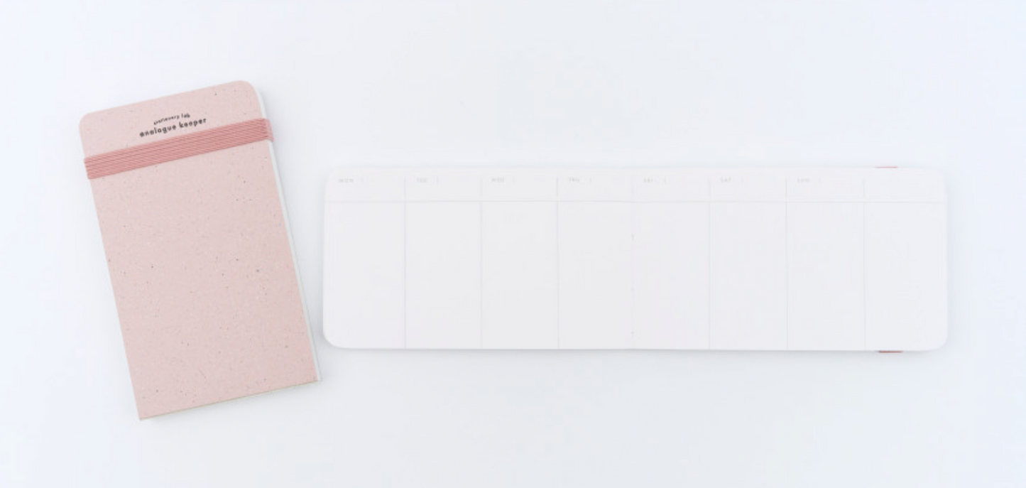 analogue keeper 6-month Handy Diary - undated, 3 colors