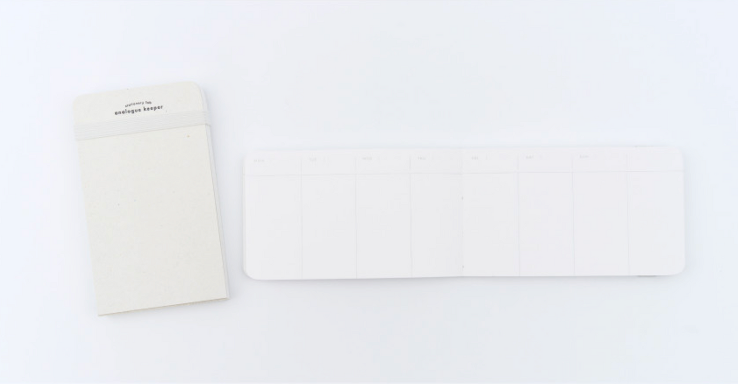 analogue keeper 6-month Handy Diary - undated, 3 colors