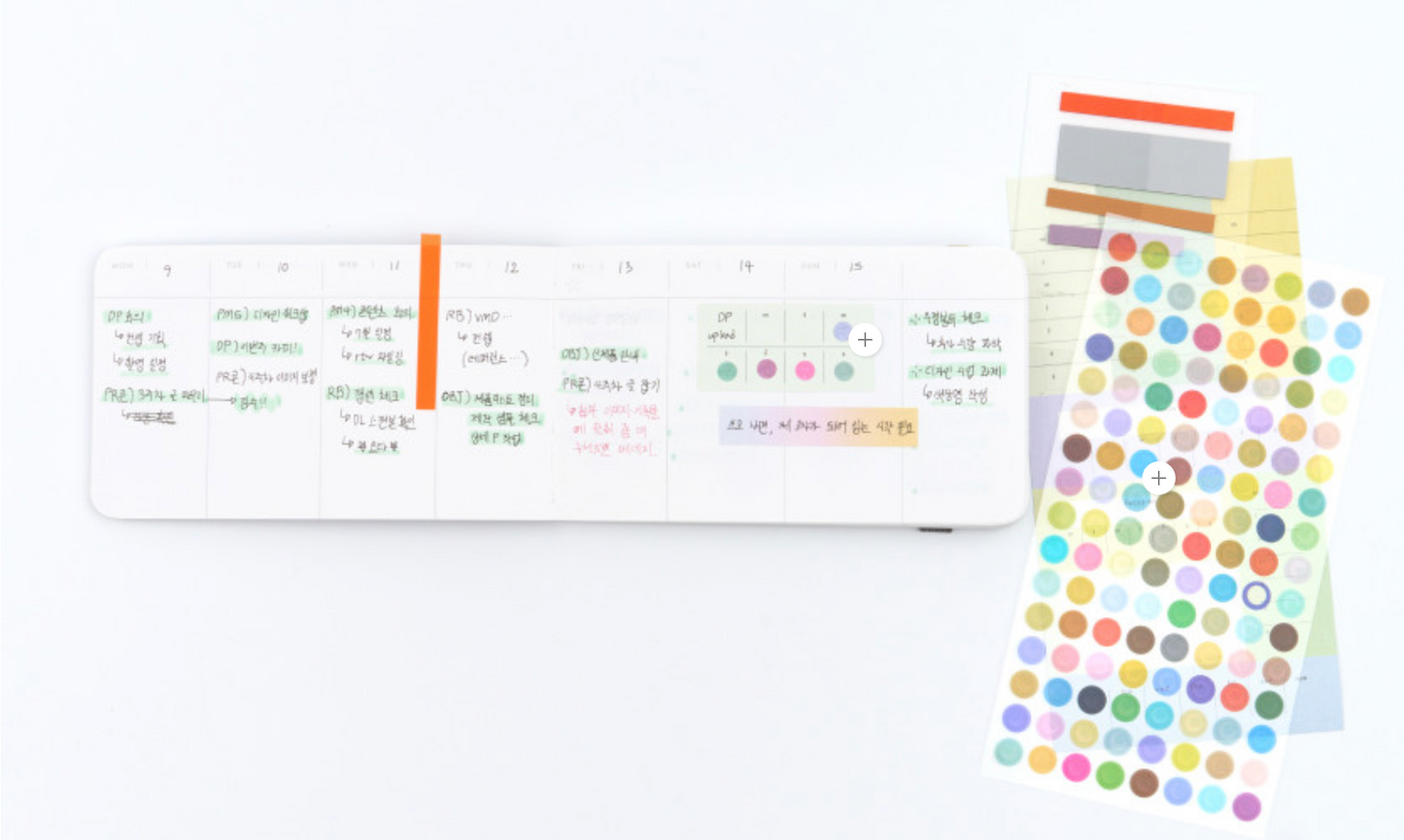 analogue keeper 6-month Handy Diary - undated, 3 colors