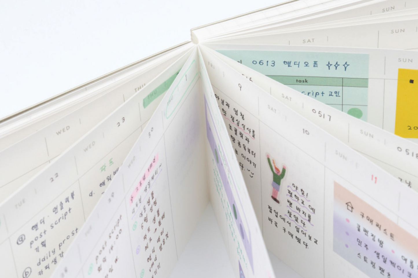 analogue keeper 6-month Handy Diary - undated, 3 colors