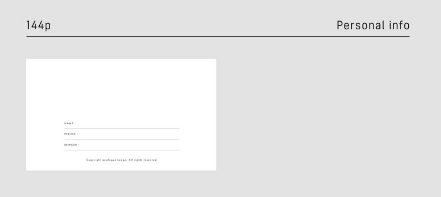 analogue keeper 6-month Handy Diary - undated, 3 colors
