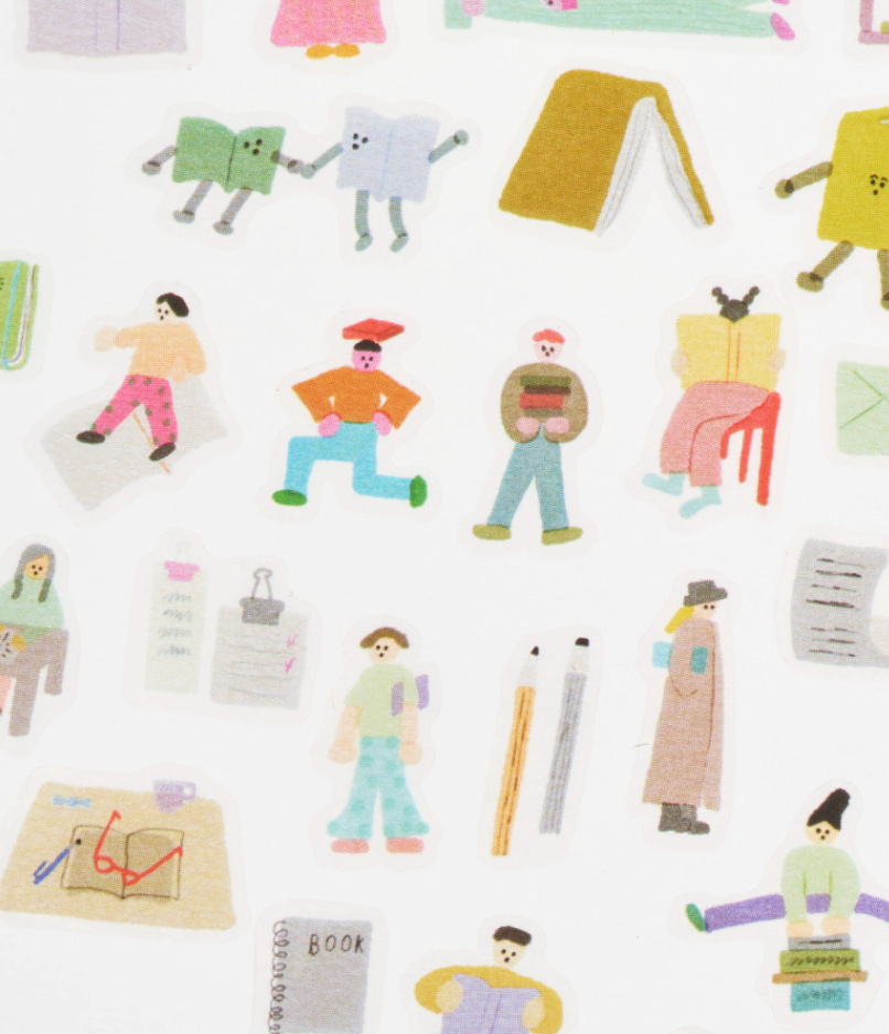 analogue keeper around world sticker, 2 designs