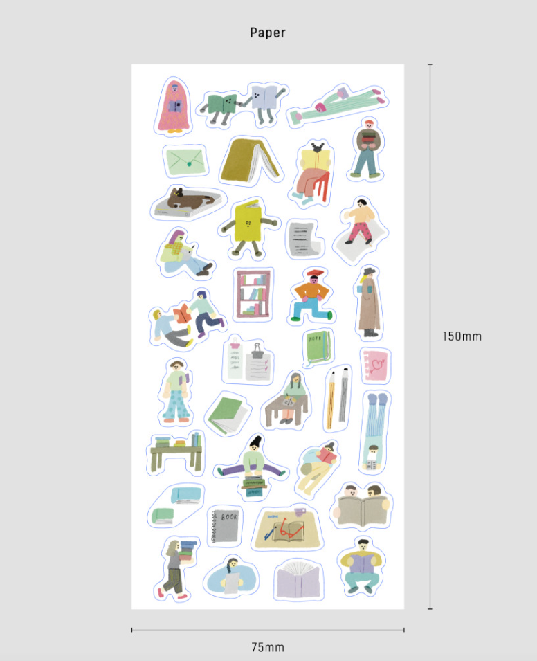 analogue keeper around world sticker, 2 designs