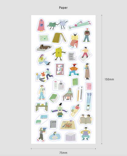 analogue keeper around world sticker, 2 designs