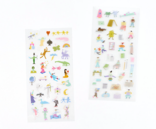 analogue keeper around world sticker, 2 designs