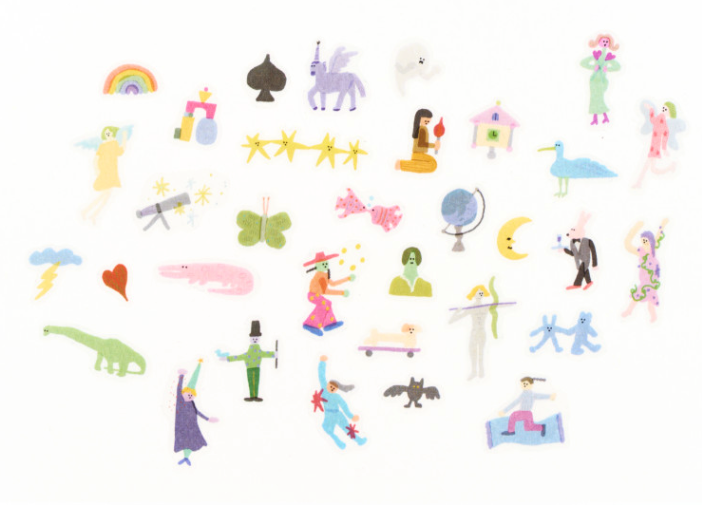 analogue keeper around world sticker, 2 designs