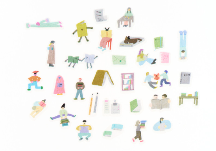 analogue keeper around world sticker, 2 designs