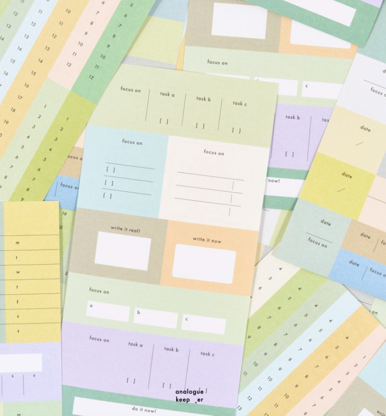 analogue keeper Beginning Sticker - 4 designs