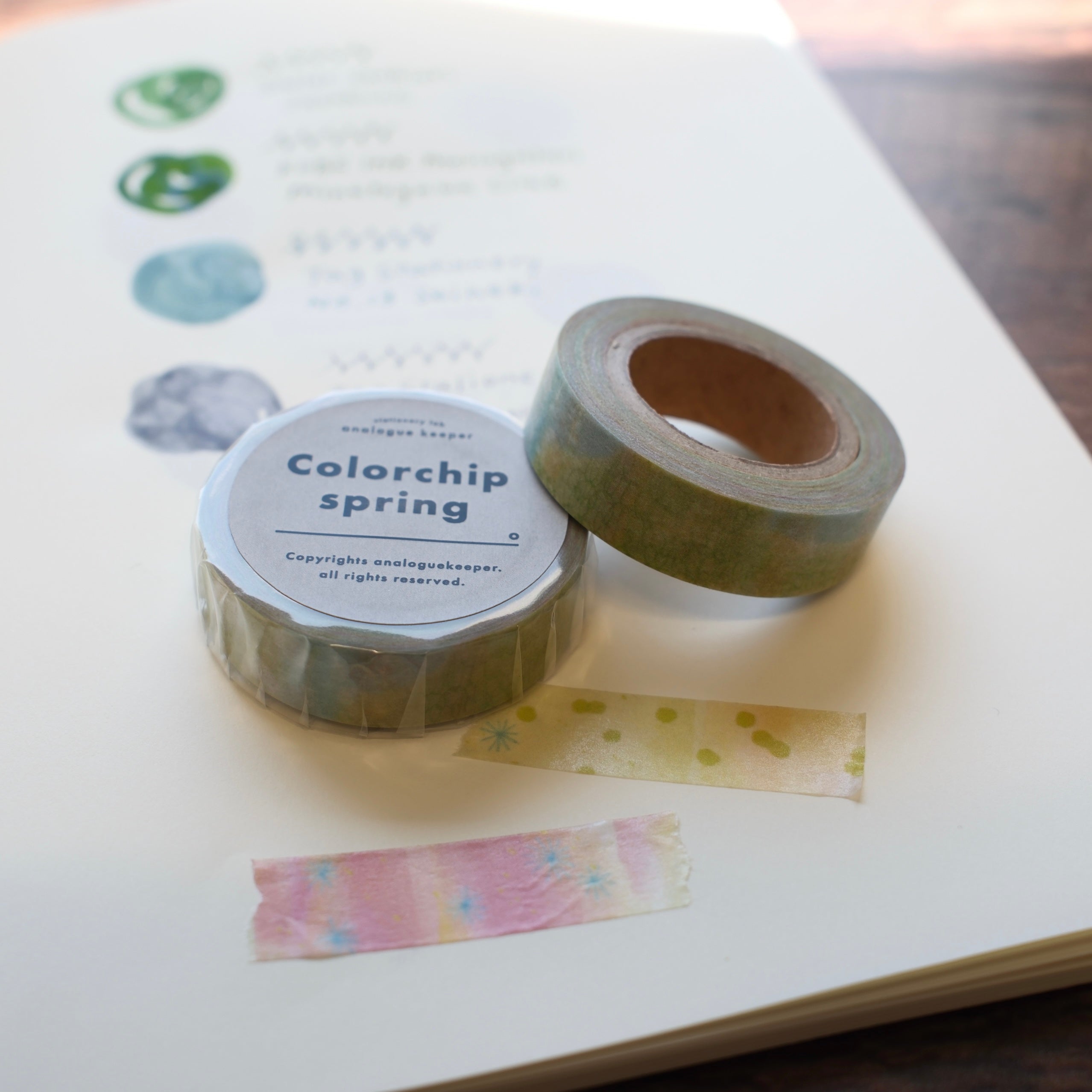 analogue keeper Colorchip Washi Tape - Spring – Pinky Elephant