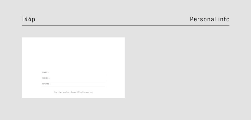 analogue keeper Handy Diary - plain, 2 colors