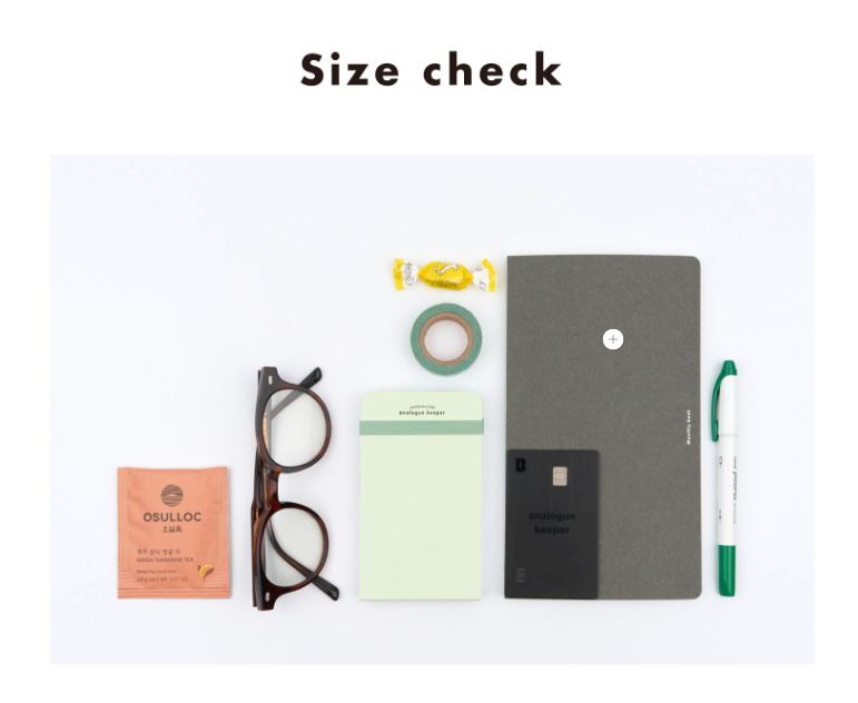 analogue keeper Handy Diary - squared, 2 colors