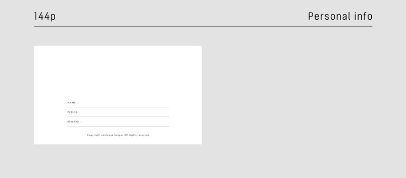 analogue keeper One-Year Handy Diary - undated, 3 colors