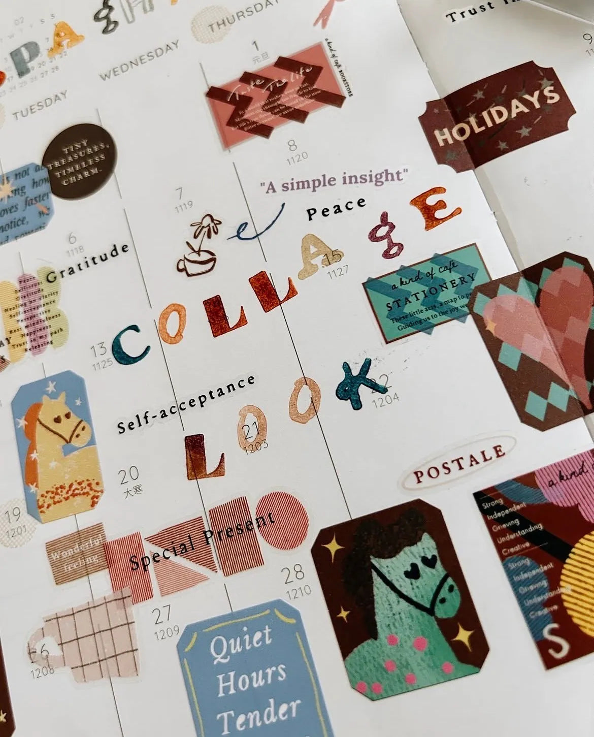 a kind of café Rubber Stamp Set - The A to Z, Alphabetic Rubber Stamp Set, 28pcs