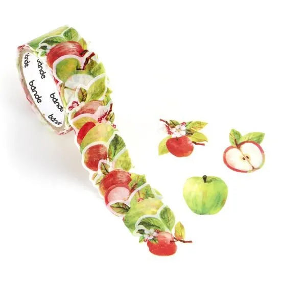 Bande Washi Tape Sticker Roll - Apples