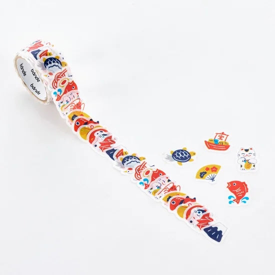 Bande Washi Tape Sticker Roll - Auspicious Symbol