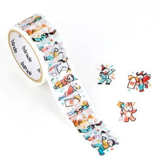 Bande Washi Tape Sticker Roll - Celebration Team