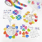 Bande Washi Tape Sticker Roll - Gem Hearts