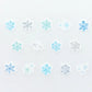 Bande Washi Tape Sticker Roll - Snowflake