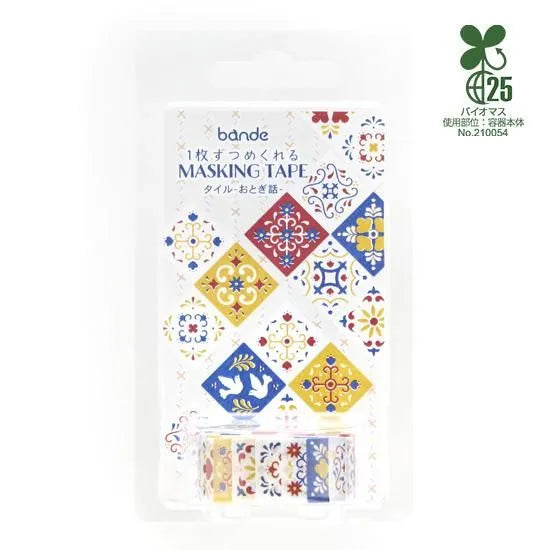 Bande Washi Tape Sticker Roll - Tile Fairy Tale