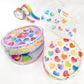 Bande Washi Tape Sticker Roll - Watercolor Hearts