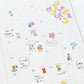 Bande Washi Tape Sticker Roll - Laundry Day - Whimsical Animals