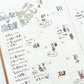 Bande Washi Tape Sticker Roll - Laundry Day - Neko and Me